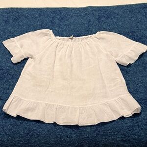 Terzo Millennio M Classy White Linen Blouse